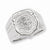 Sterling Silver Men's Saint Michael Ring