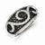 Sterling Silver Black & White Diamond Ring