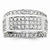 Sterling Silver Diamond Men's Ring