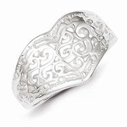 Sterling Silver Swirl Design Ring