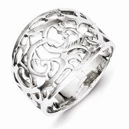 Sterling Silver Swirl Ring