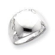 Sterling Silver Polished Hollow Domed Ring