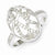 Sterling Silver CZ Oval Ring