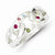 Sterling Silver Stellux Multi-Color Crystal White Ring