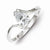 Sterling Silver Pear Shaped CZ Ring