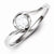 Sterling Silver w/Rhodium Plated CZ Ring