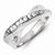 Sterling Silver w/Rhodium Plated CZ Ring