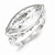 Sterling Silver w/Rhodium Plated CZ Marquise Ring