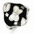 Sterling Silver Mother of Pearl & Synthetic Stone Ring