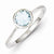 Sterling Silver Blue Topaz Ring