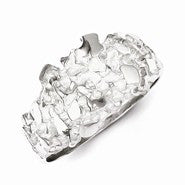 Sterling Silver Men's Nugget Ring