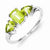 Sterling Silver Peridot Ring