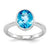 Sterling Silver Blue Topaz Ring