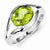 Sterling Silver Peridot Ring