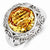 Sterling Silver Citrine Ring