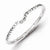 Sterling Silver w/Rhodium Plated Diamond Wrap Ring