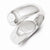 Sterling Silver Round Overlapping Ring