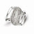 Sterling Silver w/Rhodium Plated Diamond Ring