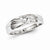 Sterling Silver w/Rhodium Plated Diamond Men's Ring