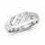 Sterling Silver w/Rhodium Plated Diamond Men's Ring