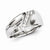 Sterling Silver w/Rhodium Plated Diamond Men's Ring