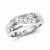 Sterling Silver w/Rhodium Plated Diamond Men's Ring