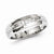 Sterling Silver w/Rhodium Plated Diamond Men's Ring