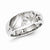 Sterling Silver w/Rhodium Plated Diamond Men's Ring