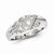 Sterling Silver w/Rhodium Plated Diamond Men's Ring