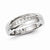 Sterling Silver w/Rhodium Plated Diamond Men's Ring