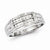 Sterling Silver w/Rhodium Plated Diamond Men's Ring