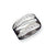 Sterling Silver Beaded & Domed Polished Ring