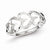 Sterling Silver w/Rhodium Plated Diamond Heart Ring