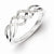 Sterling Silver w/Rhodium Plated Diamond Ring