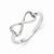 Sterling Silver Infinity Heart Ring