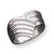 Sterling Silver Polished Overlapping Ring