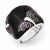 Sterling Silver Pink & Purple CZ Enameled & Butterflies Domed Ring