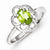 Sterling Silver Peridot Ring