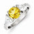 Sterling Silver Citrine Ring