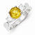 Sterling Silver Citrine Ring