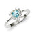 Sterling Silver Blue Topaz Ring