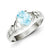 Sterling Silver Blue Topaz Ring