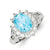 Sterling Silver Blue Topaz Ring