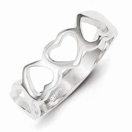 Sterling Silver Solid Heart Ring