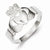 Sterling Silver Solid Claddagh Ring