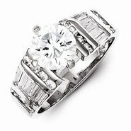 Sterling Silver CZ Ring