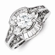 Sterling Silver CZ Ring