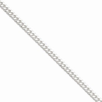 Sterling Silver Domed Curb Chain