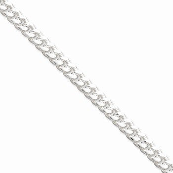 Sterling Silver Domed Curb Chain