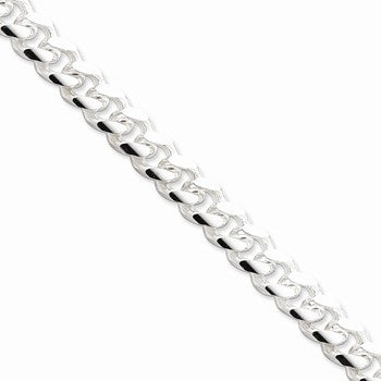 Sterling Silver Domed Curb Chain